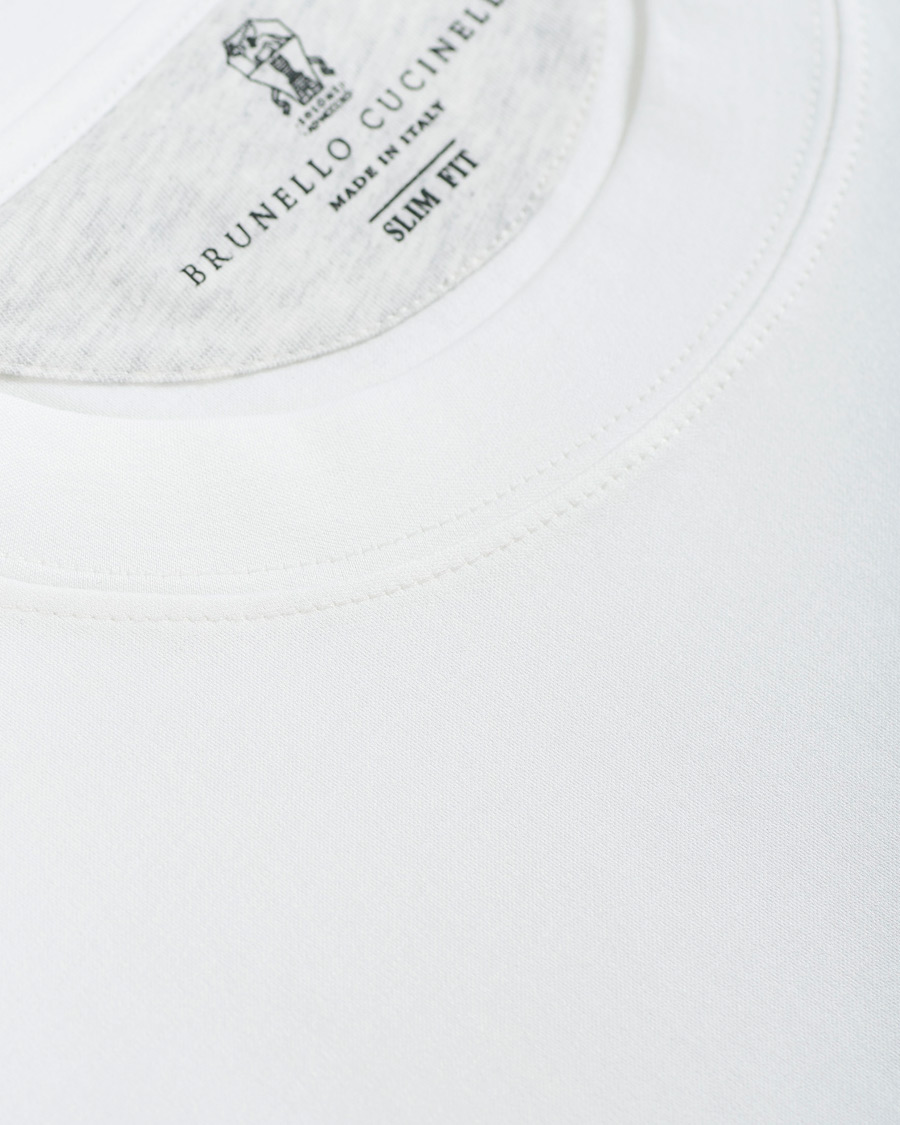 Herren | T-Shirts | Brunello Cucinelli | Journey Short Sleeve T-Shirt White