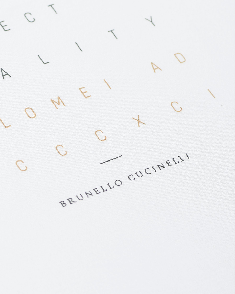 Herren | T-Shirts | Brunello Cucinelli | Journey Short Sleeve T-Shirt White