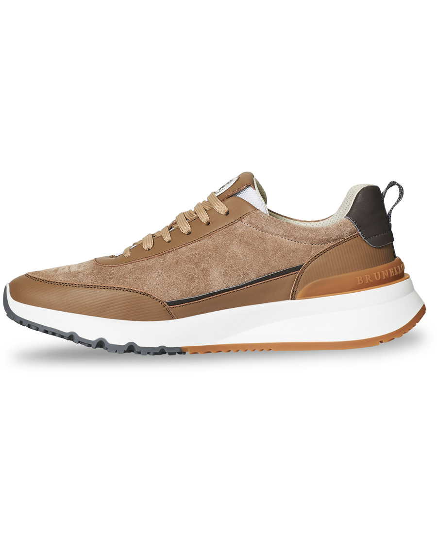 Herren | Brunello Cucinelli Running Sneaker Beige Suede | Brunello Cucinelli | Running Sneaker Beige Suede