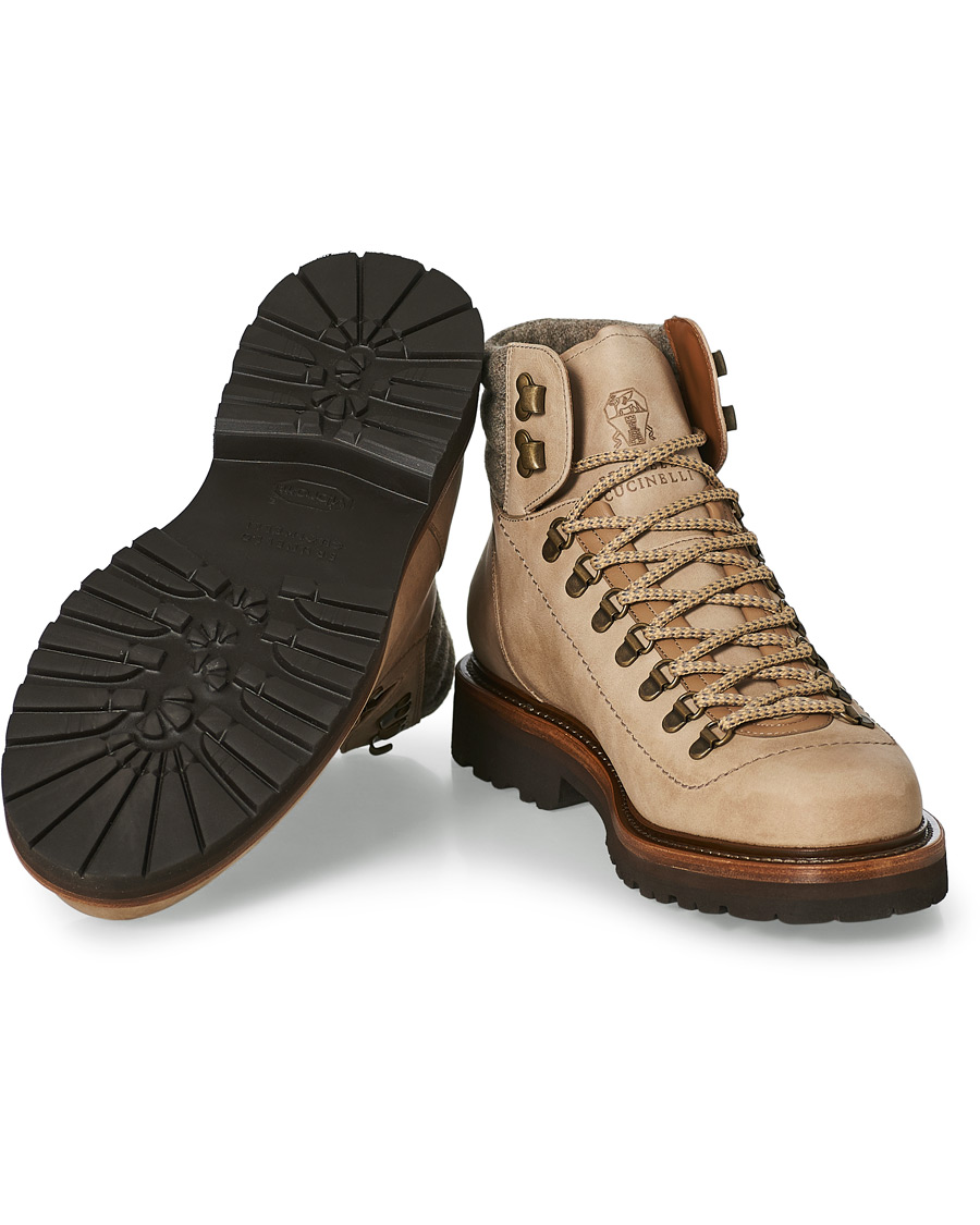 Herren | Brunello Cucinelli Hiking Boot Stone | Brunello Cucinelli | Hiking Boot Stone