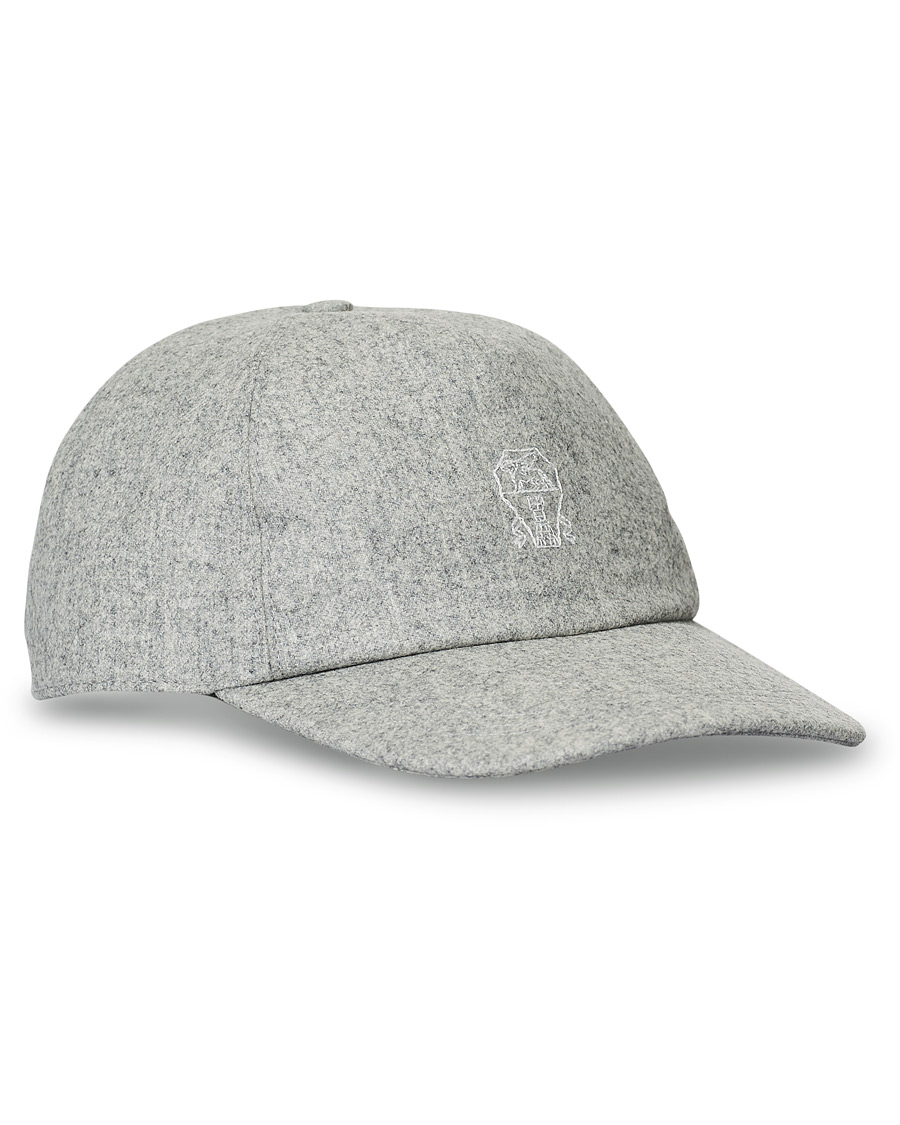 Herren | Brunello Cucinelli Baseball Cap Light Grey | Brunello Cucinelli | Baseball Cap Light Grey