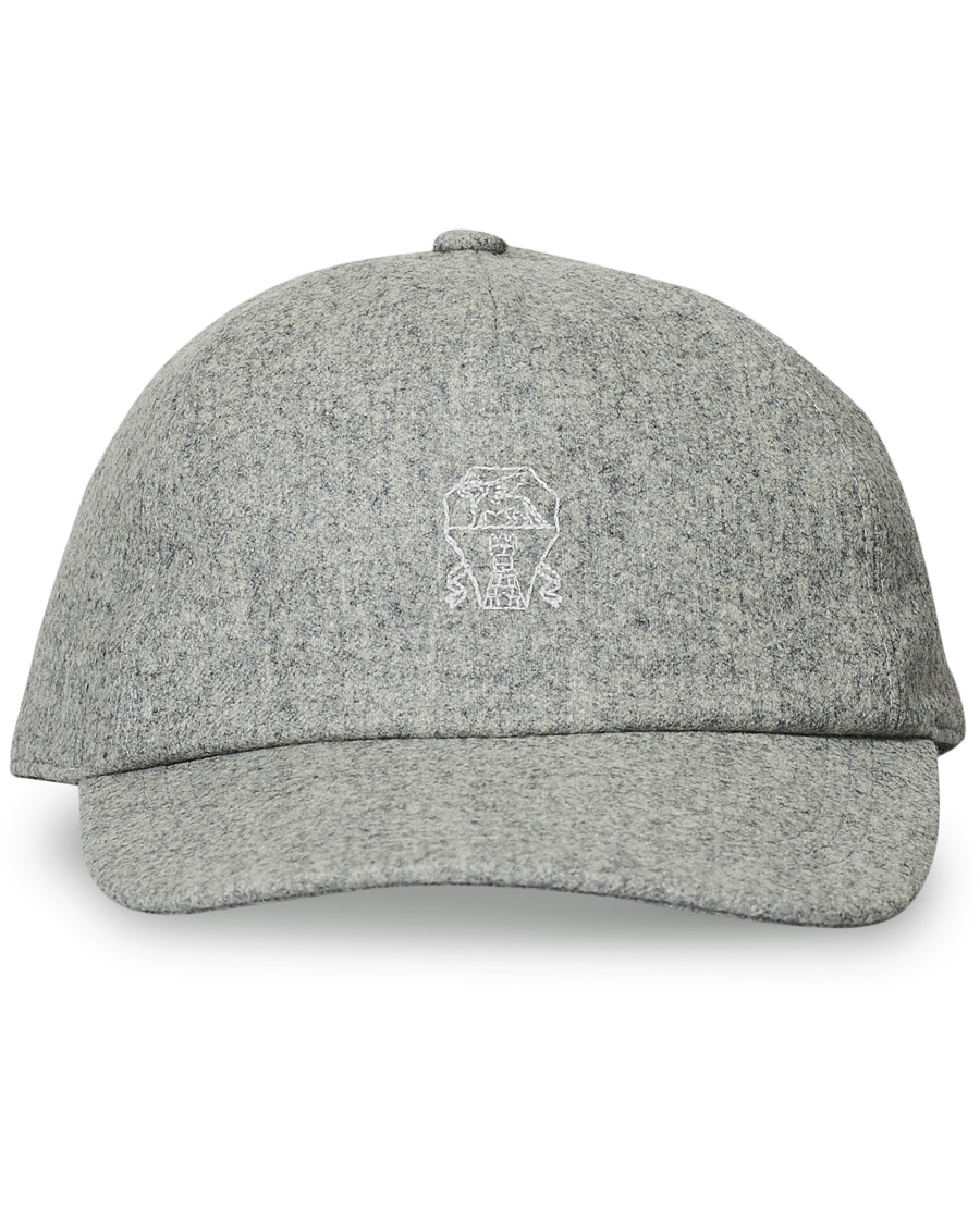 Herren | Brunello Cucinelli Baseball Cap Light Grey | Brunello Cucinelli | Baseball Cap Light Grey