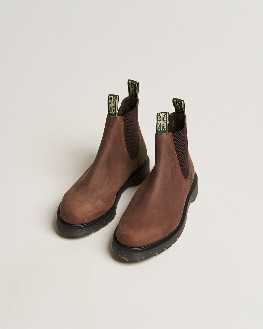 Herren | Boots | Loake Shoemakers | Loake 1880 Mccauley Heat Sealed Chelsea Brown Nubuck