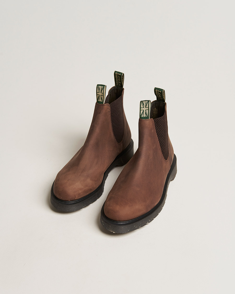 Herren | Loake 1880 Mccauley Heat Sealed Chelsea Brown Nubuck | Loake Shoemakers | Loake 1880 Mccauley Heat Sealed Chelsea Brown Nubuck