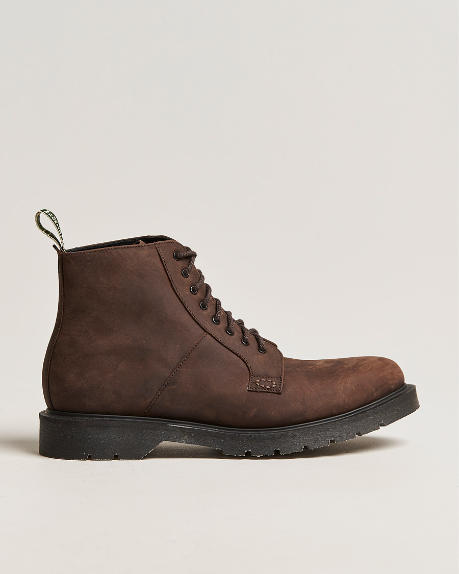Herren | Boots | Loake Shoemakers | Niro Heat Sealed Laced Boot Brown Nubuck