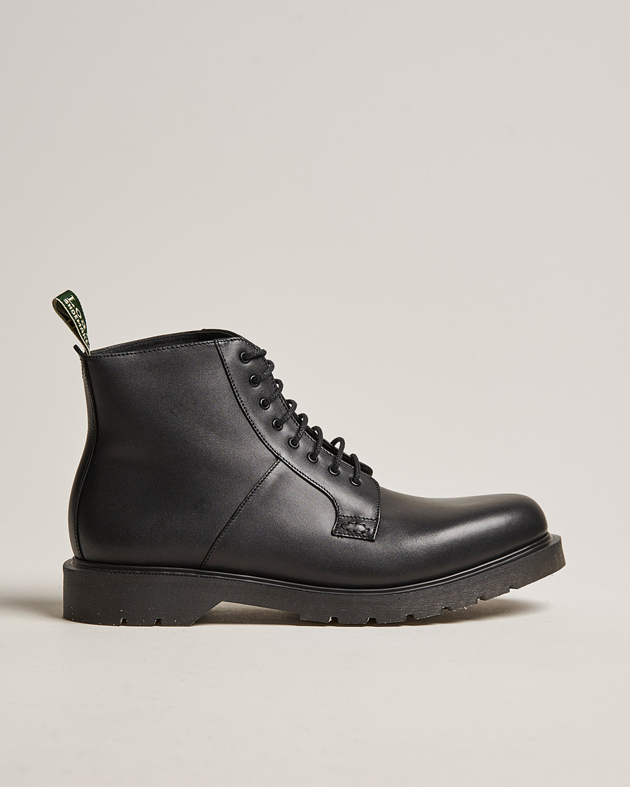 Herren | Winterschuhe | Loake Shoemakers | Niro Heat Sealed Laced Boot Black Leather