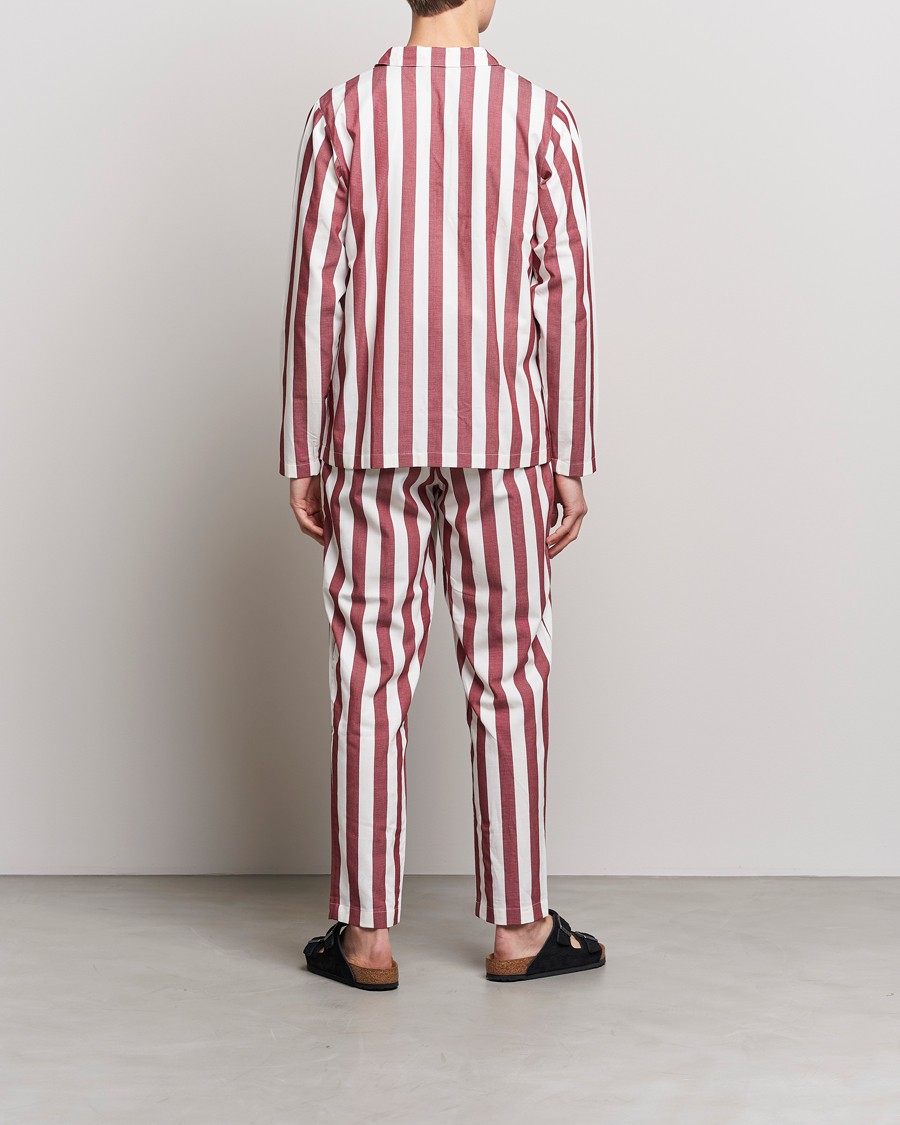 Herren | Schlafanzüge & Bademäntel | Nufferton | Uno Striped Pyjama Set Red/White