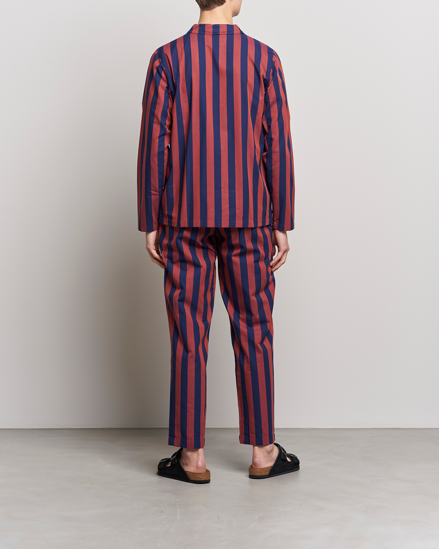 Herren | | Nufferton | Uno Striped Pyjama Set Blue/Red