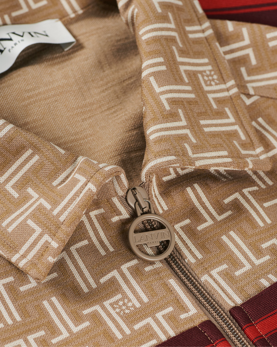 Herren | Pullover | Lanvin | Monogram Track Sweater Tan