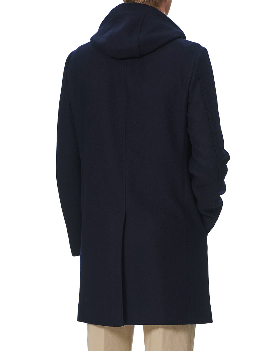 Herren | Jacken | Canali | Soft Wool Duffelcoat Navy