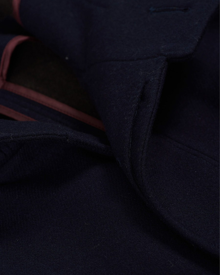 Herren | Jacken | Canali | Soft Wool Duffelcoat Navy