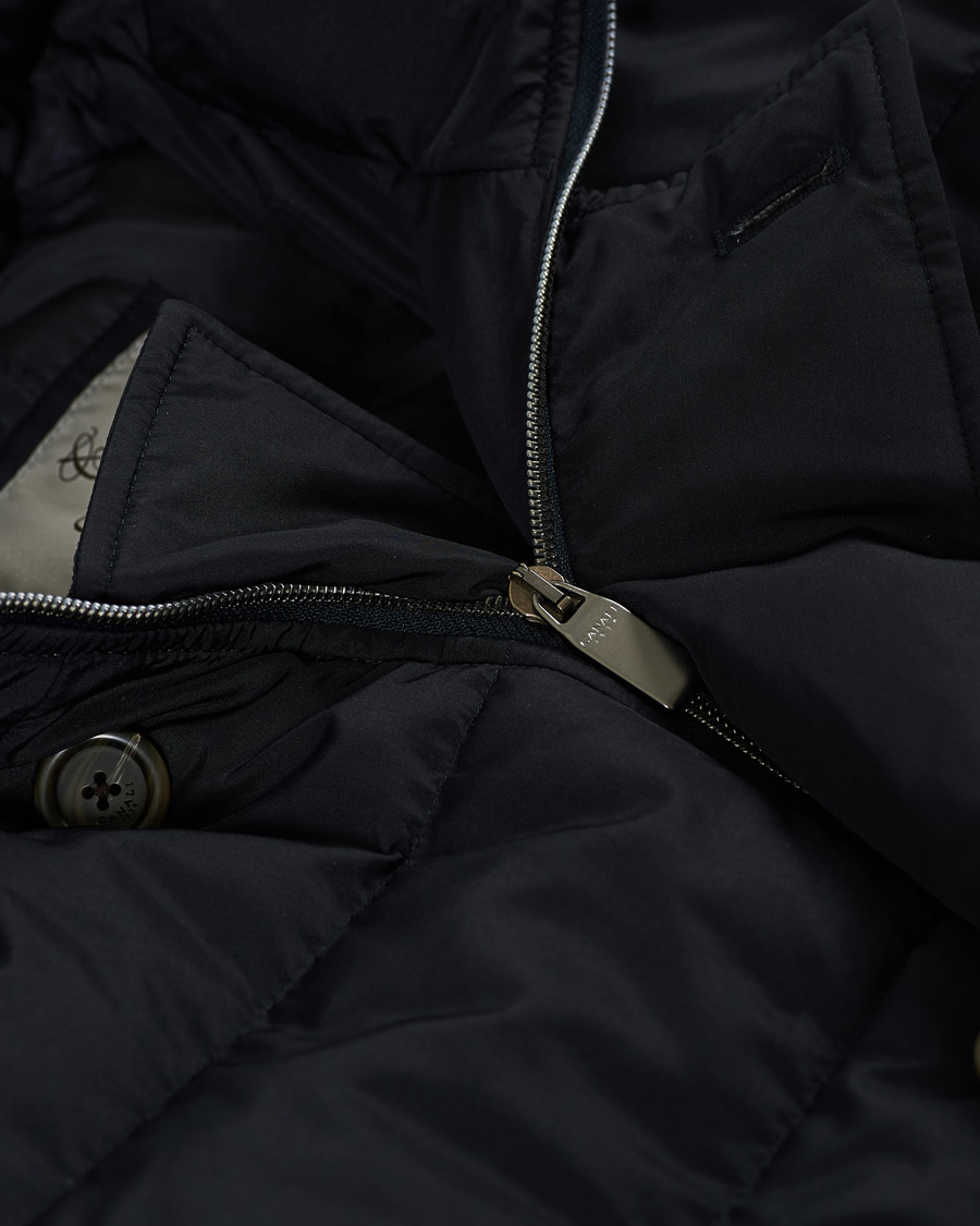 Herren | Jacken | Canali | Double Breasted Down Jacket Navy