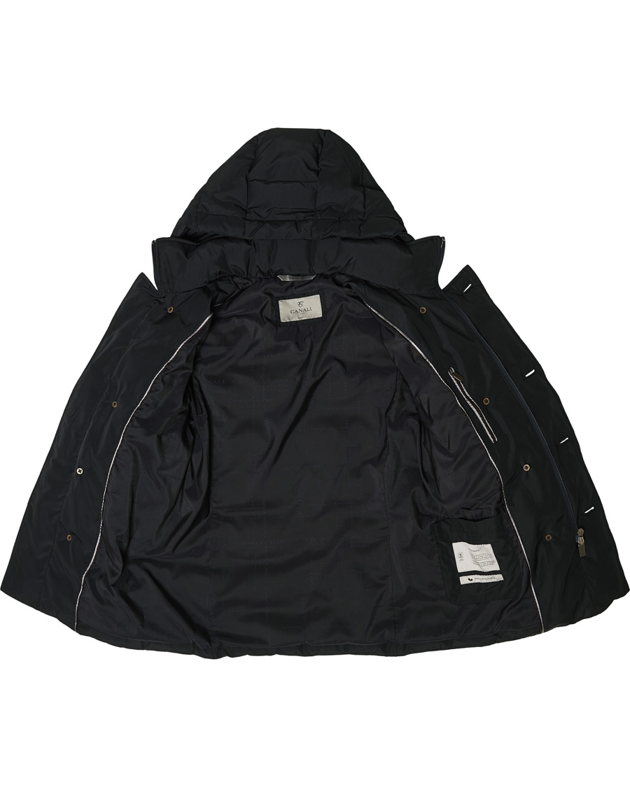 Herren | Jacken | Canali | Double Breasted Down Jacket Navy