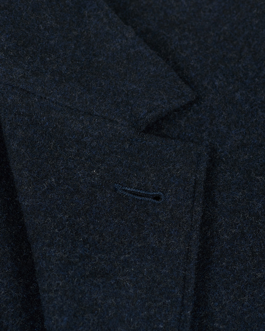 Herren | Sakkos | Canali | Soft Wool Jersey Jacket Navy Melange