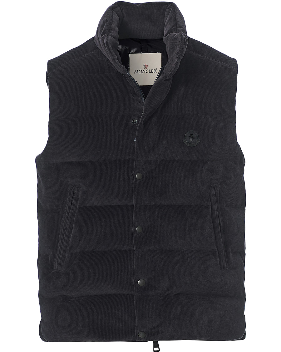 Herren | Jacken | Moncler | Tibb Corduroy Down Vest Navy