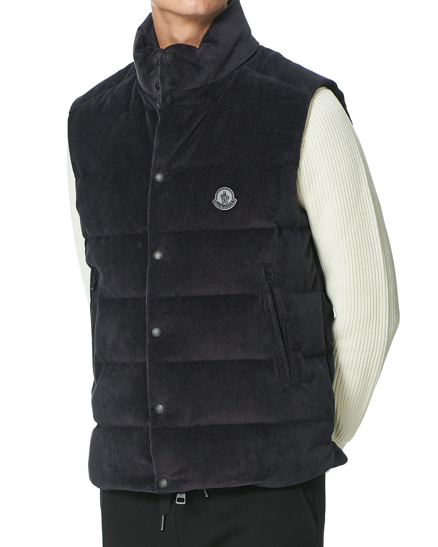 Herren | Jacken | Moncler | Tibb Corduroy Down Vest Navy