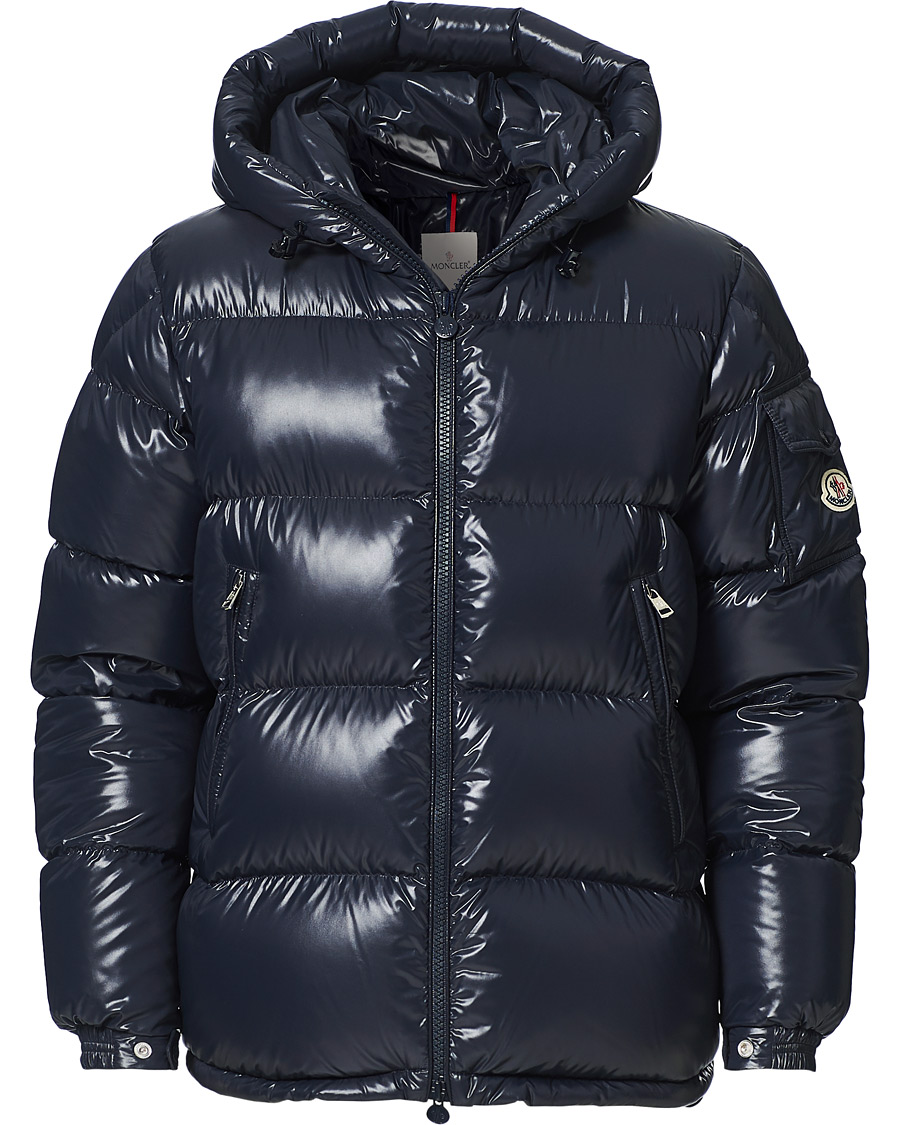 Moncler Ecrins Gloss Down Jacket Navy bei CareOfCarl.de