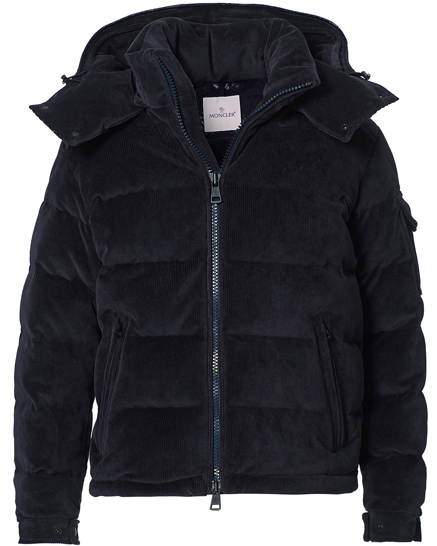 Herren | Jacken | Moncler | Maya Corduroy Down Jacket Navy