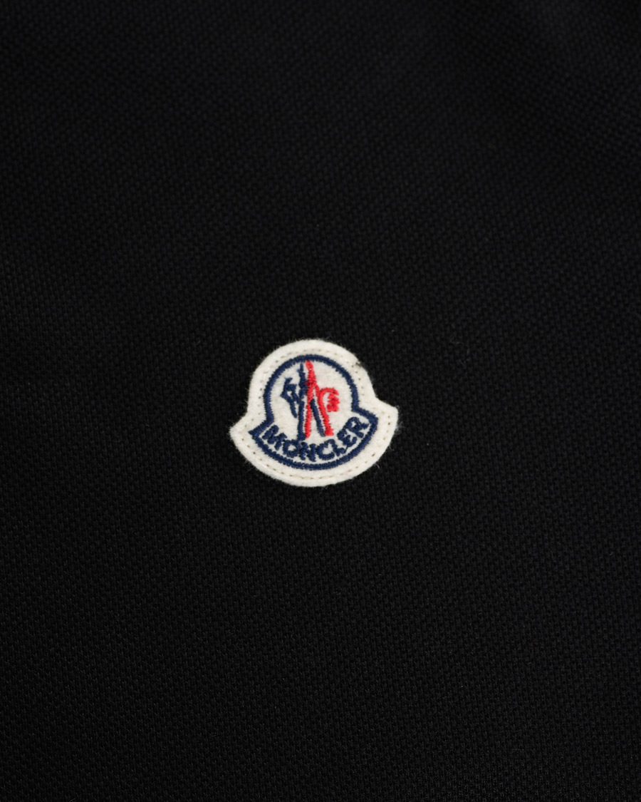 Black moncler logo top