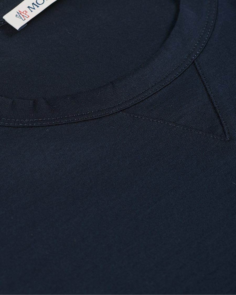 Herren | T-Shirts | Moncler | Patch Logo Tee Navy