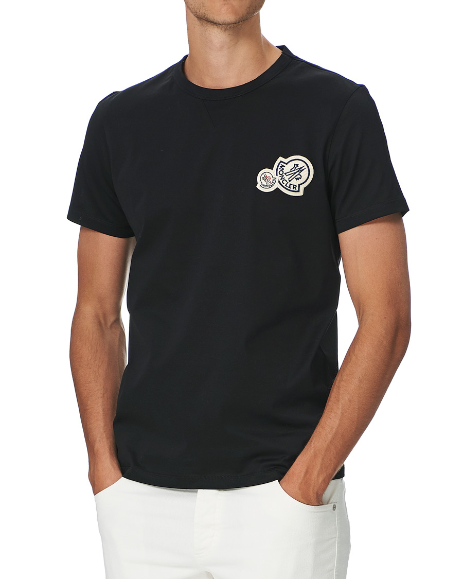 Herren | T-Shirts | Moncler | Patch Logo Tee Black
