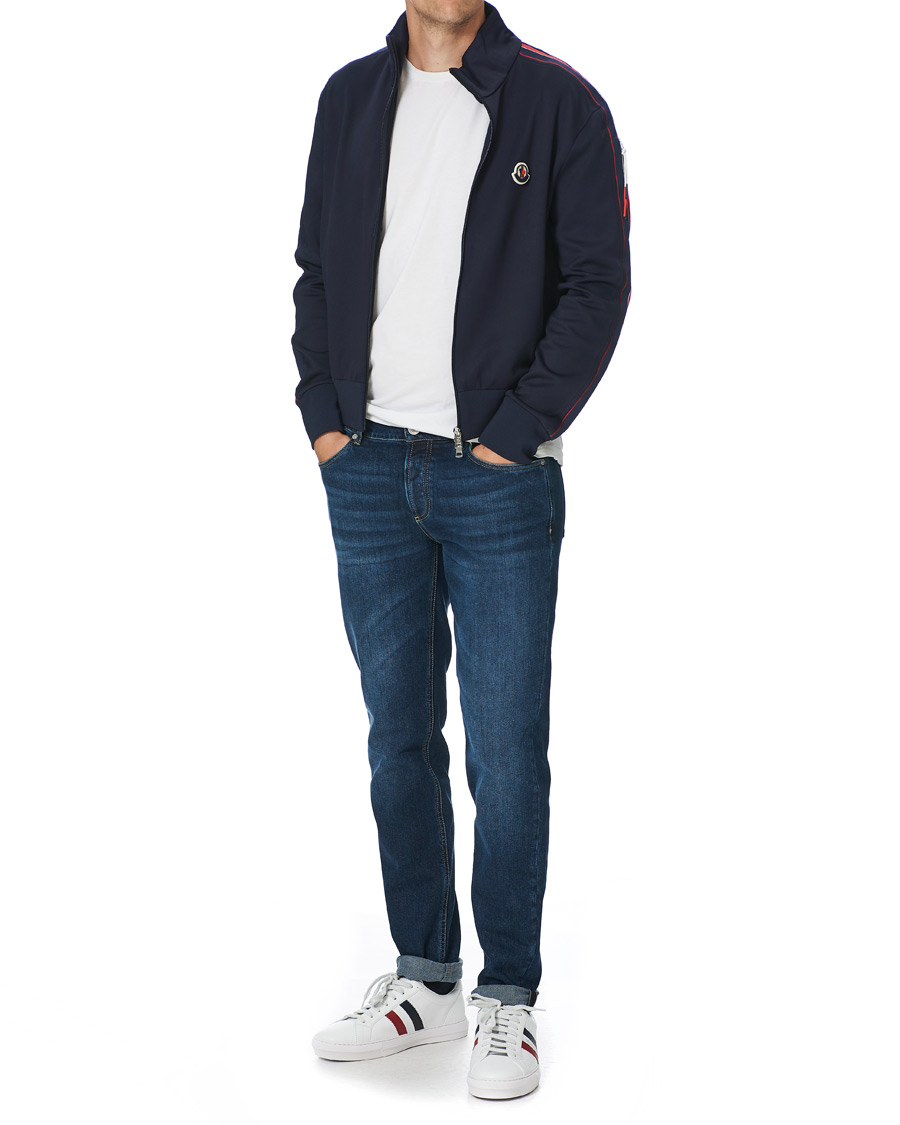 Herren | Pullover | Moncler | Full Zip Sweater Navy