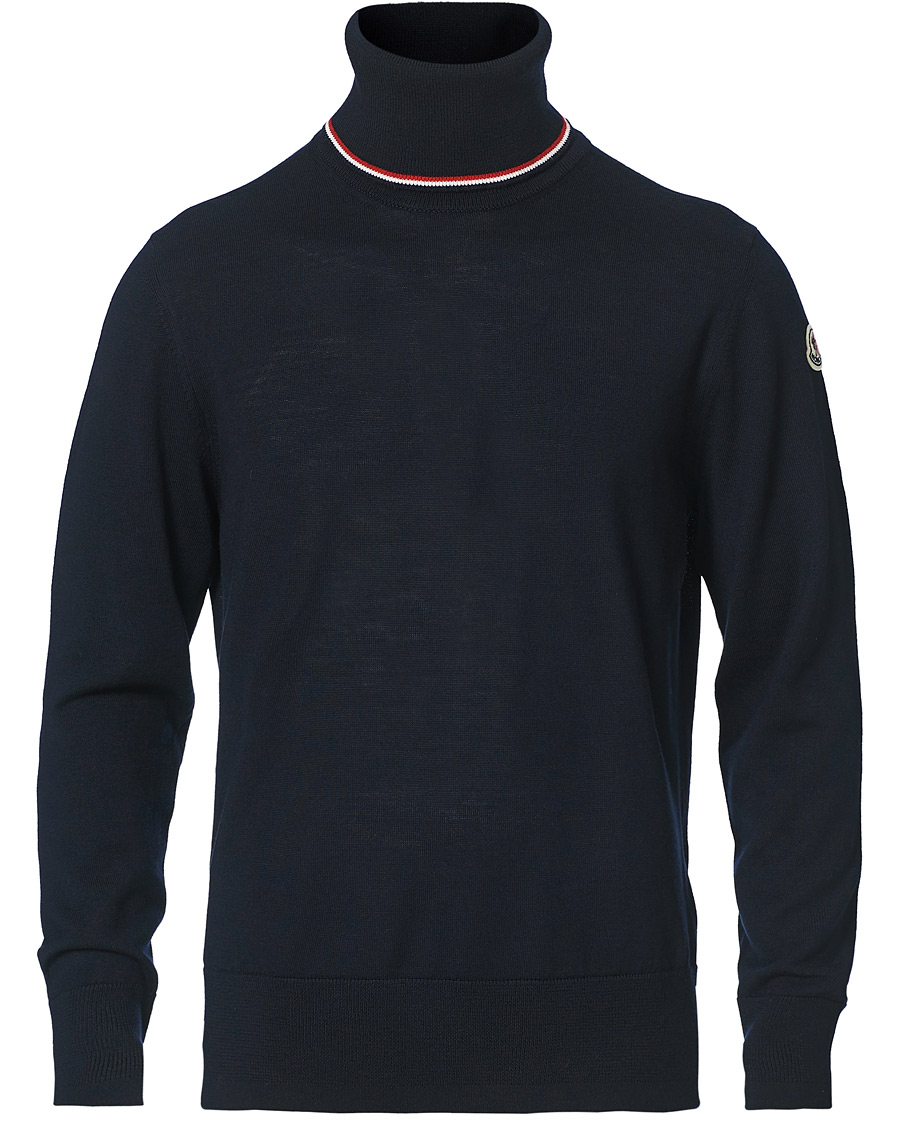 Herren | Pullover | Moncler | Wool Turtleneck Navy
