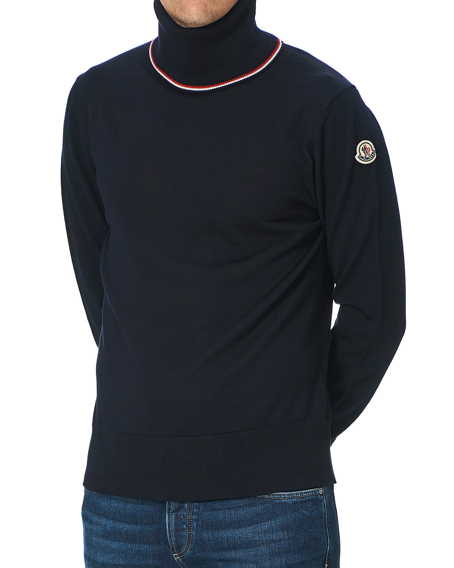 Herren | Pullover | Moncler | Wool Turtleneck Navy