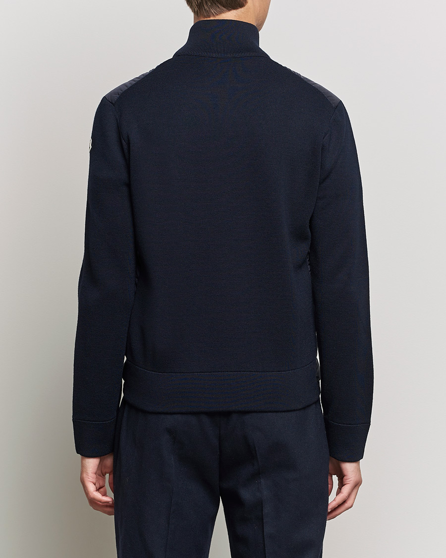 Herren | Pullover | Moncler | Hybrid Zip Sweater Navy