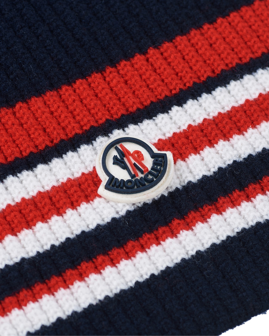 Herren | Moncler Archive Stripe Scarf Navy | Moncler | Archive Stripe Scarf Navy