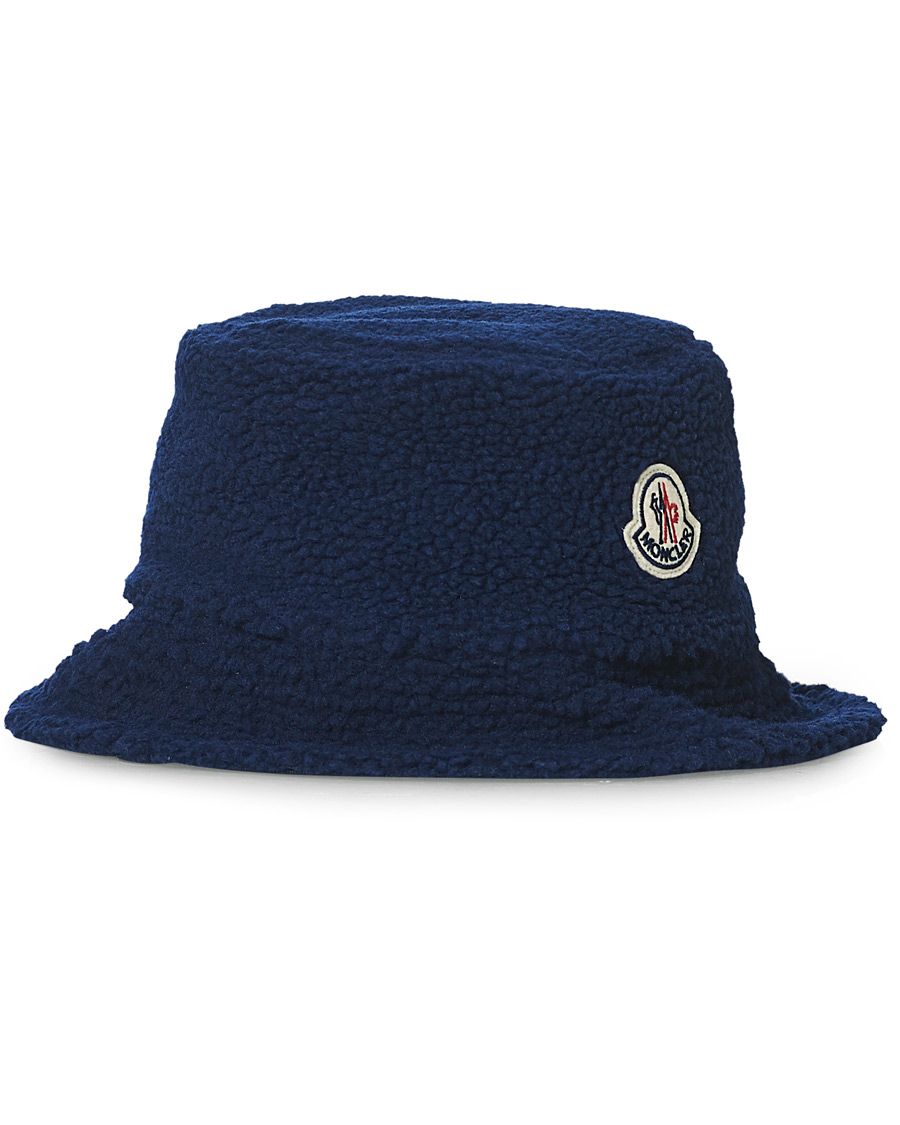 Herren | Moncler Teddy Bucket Hat Dark Blue | Moncler | Teddy Bucket Hat Dark Blue