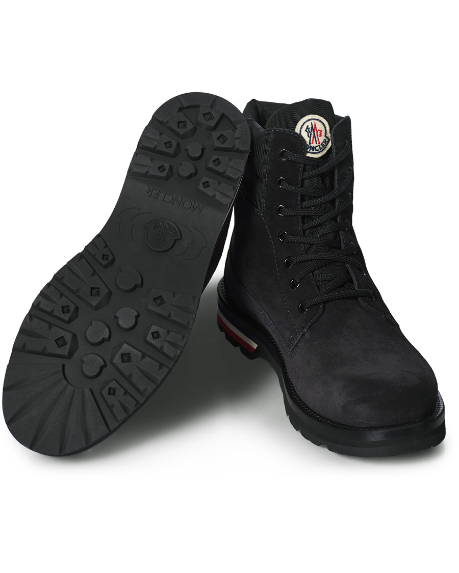 Herren | Moncler Vancouver Ankle Boots Black Suede | Moncler | Vancouver Ankle Boots Black Suede