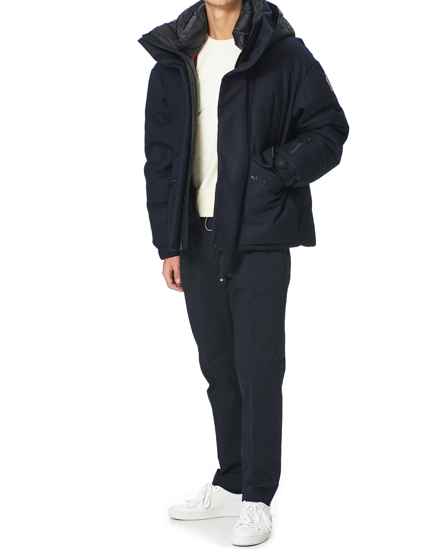 Herren | Jacken | Moncler Grenoble | Gressan English Flannel Down Jacket Navy