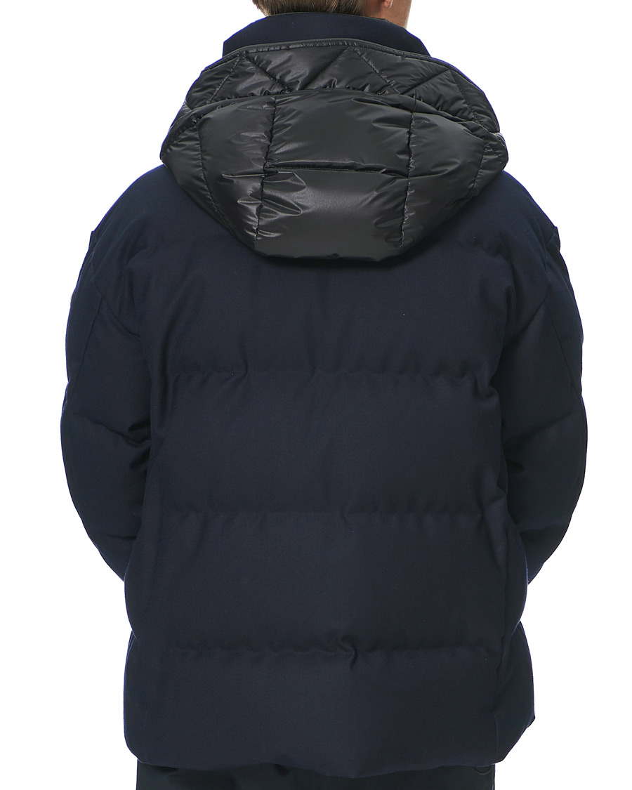 Herren | Jacken | Moncler Grenoble | Gressan English Flannel Down Jacket Navy