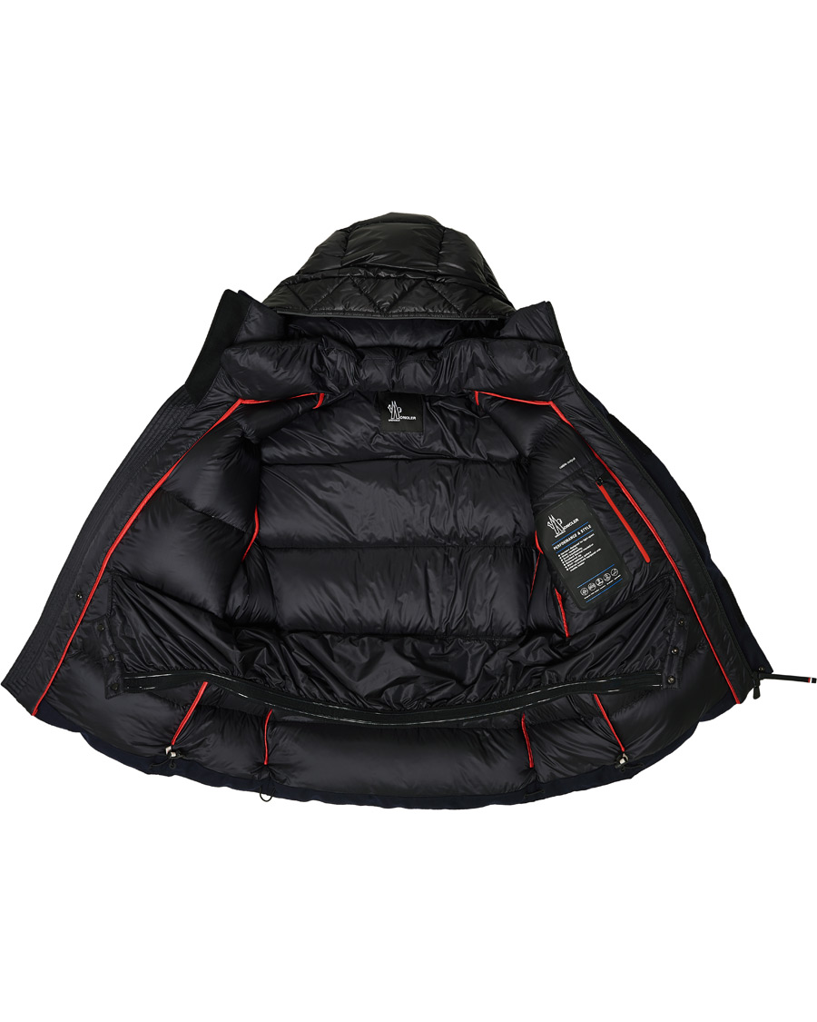 Herren | Jacken | Moncler Grenoble | Gressan English Flannel Down Jacket Navy