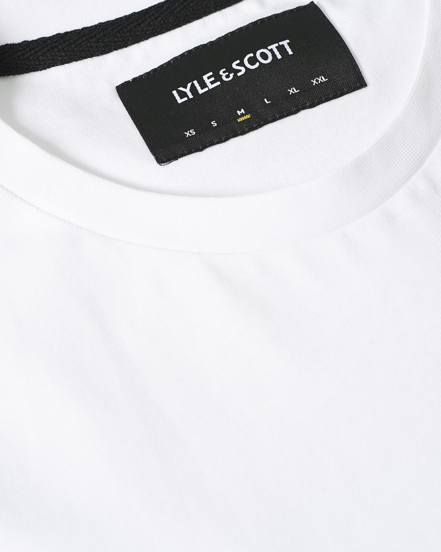 Herren | T-Shirts | Lyle & Scott | Organic Cotton Contrast Pocket Tee White/Jet Black