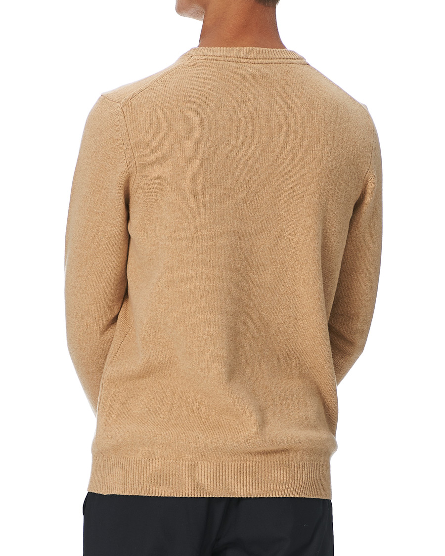Herren | Pullover | Lyle & Scott | Lambswool Crew Neck Pullover Tan Marl