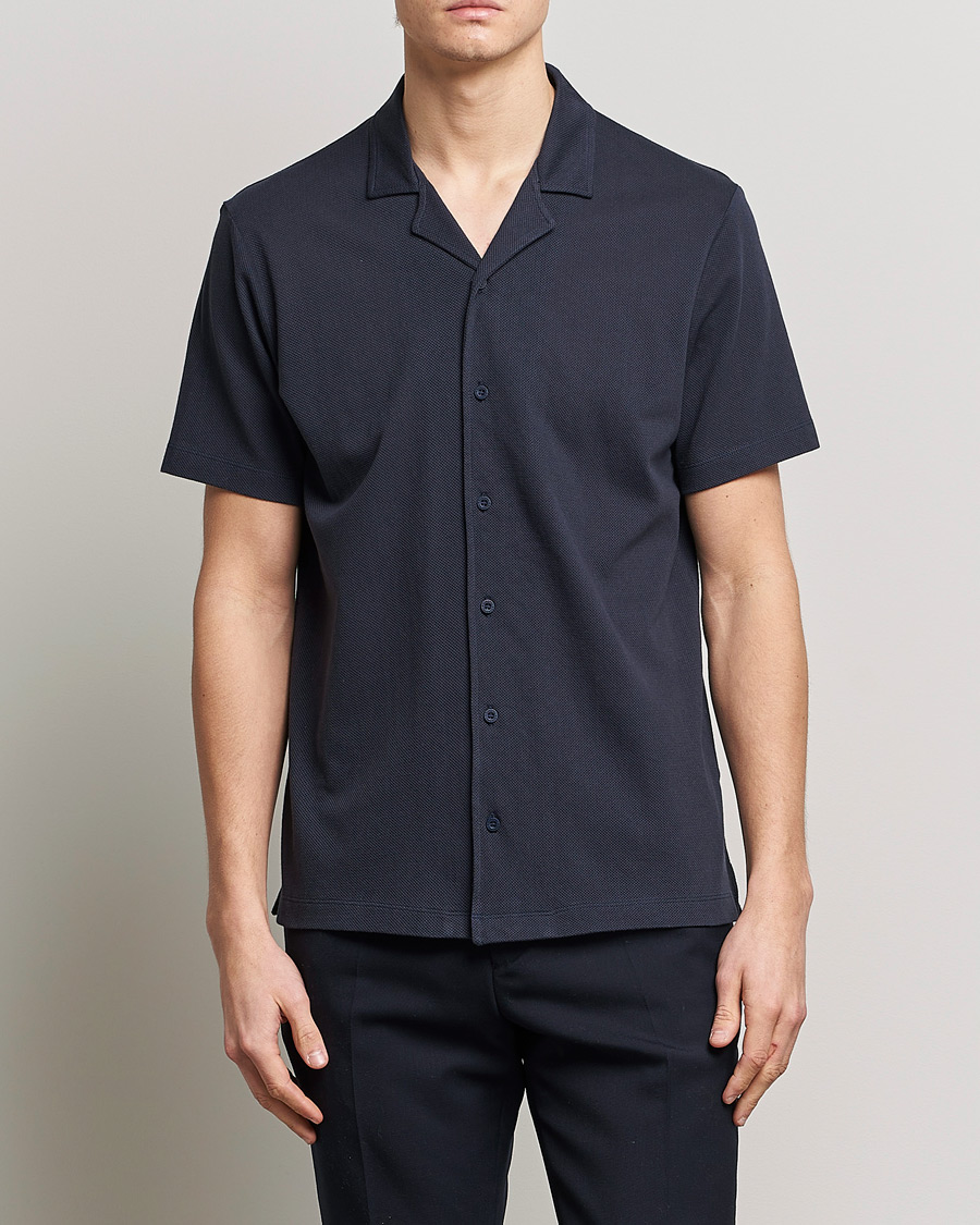 Herren | Hemden | Sunspel | Riviera Resort Shirt Navy
