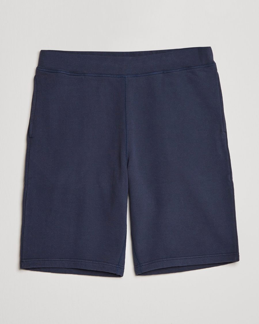 Herren | Shorts | Sunspel | Loopback Shorts Navy