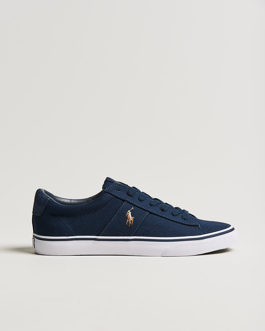 Herren | Polo Ralph Lauren Sayer Canvas Sneaker Aviator Navy | Polo Ralph Lauren | Sayer Canvas Sneaker Aviator Navy