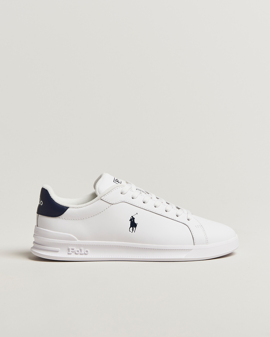 Herren | Sneaker | Polo Ralph Lauren | Heritage Court Sneaker White/Newport Navy
