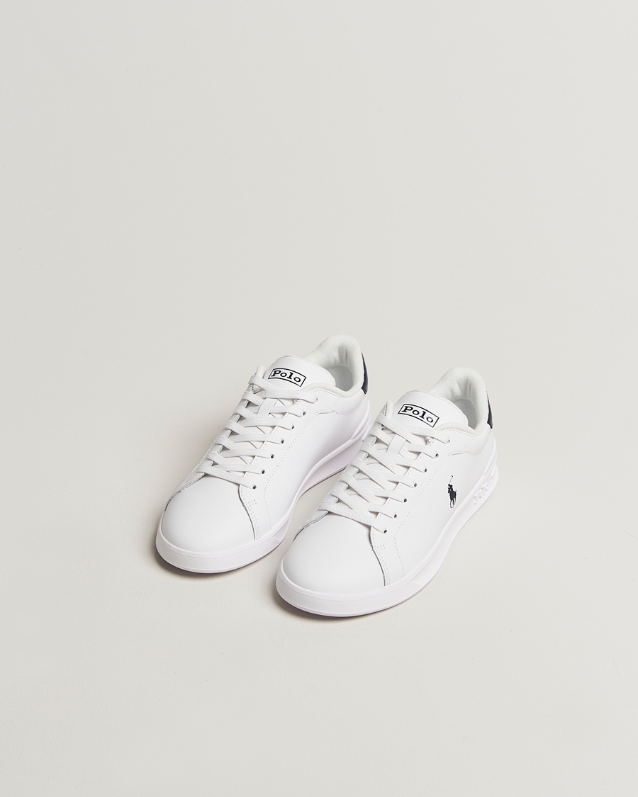 Herren | Sneaker | Polo Ralph Lauren | Heritage Court Sneaker White/Newport Navy