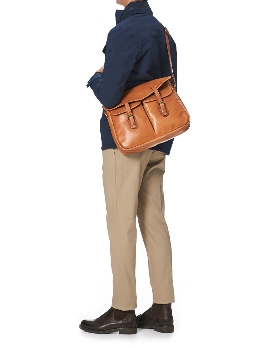 Herren | Polo Ralph Lauren Leather Duffle Bag Natural | Polo Ralph Lauren | Leather Duffle Bag Natural