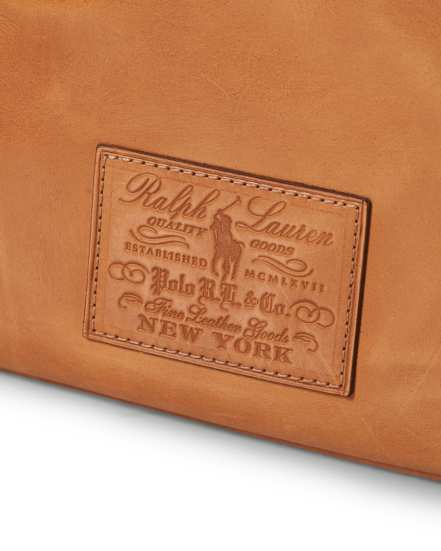 Herren | Polo Ralph Lauren Leather Duffle Bag Natural | Polo Ralph Lauren | Leather Duffle Bag Natural
