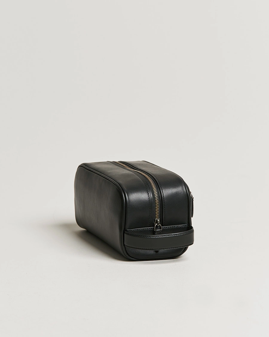 Herren |  | Polo Ralph Lauren | Leather Wash Bag Black