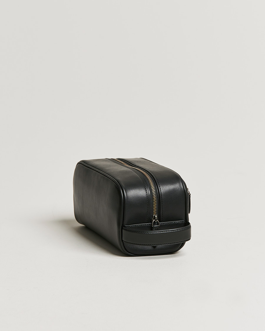 Herren |  | Polo Ralph Lauren | Leather Washbag Black