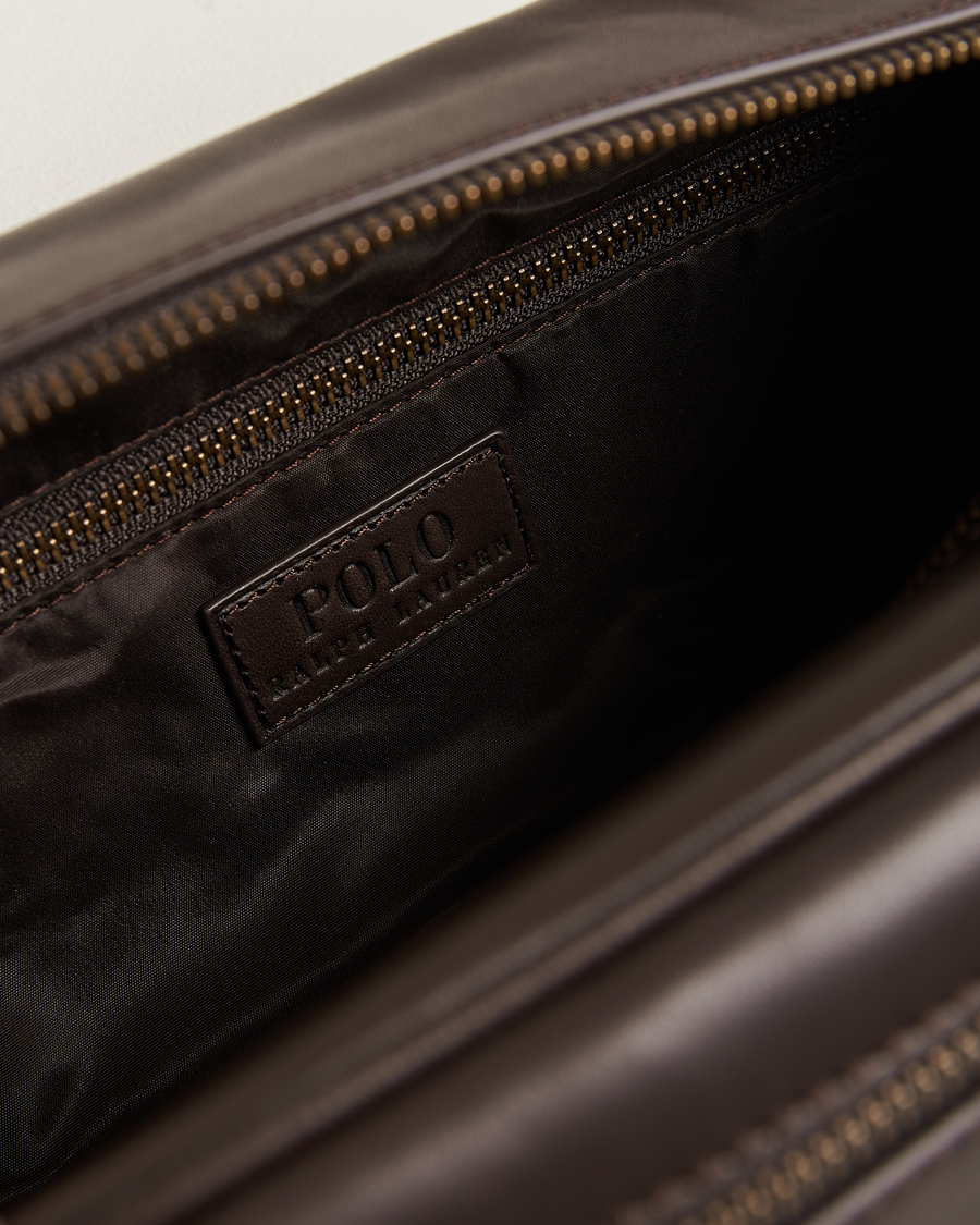 Herren | Taschen | Polo Ralph Lauren | Leather Washbag Brown