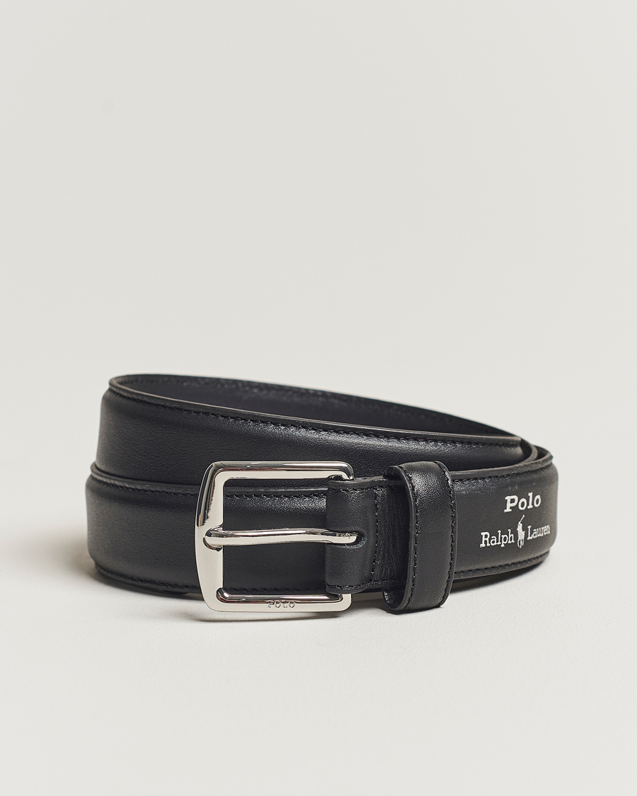 Herren | Gürtel | Polo Ralph Lauren | Smooth Leather Belt Black