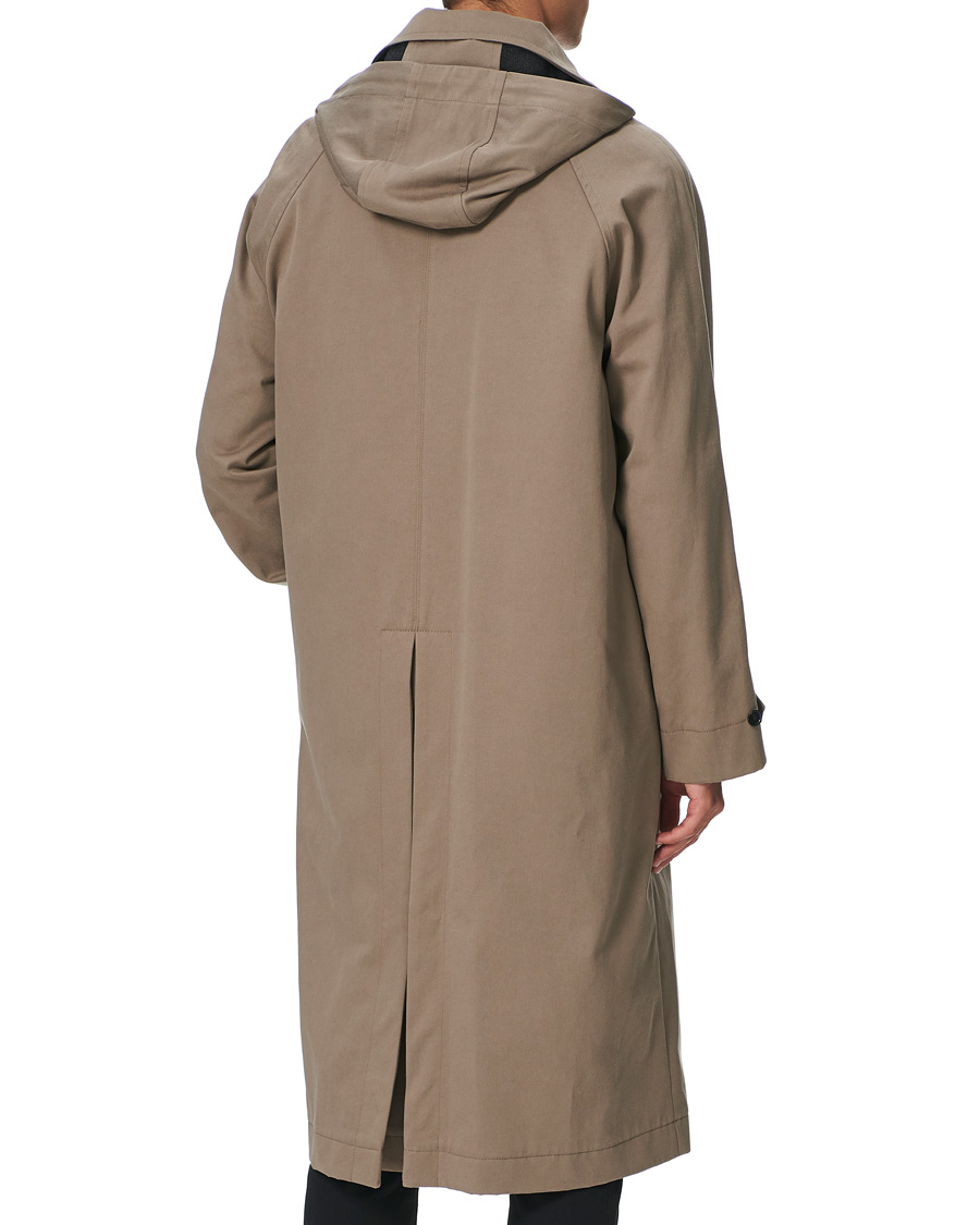 Herren | Jacken | Filippa K | Windsor Hooded Cotton Coat Grey Taupe