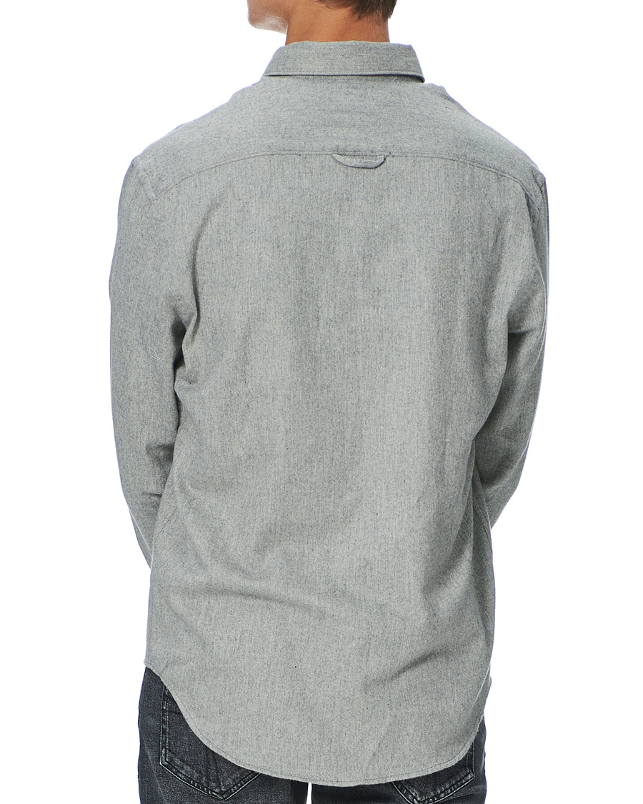 Herren | Hemden | Filippa K | Zachary Flannel Shirt Grey Melange